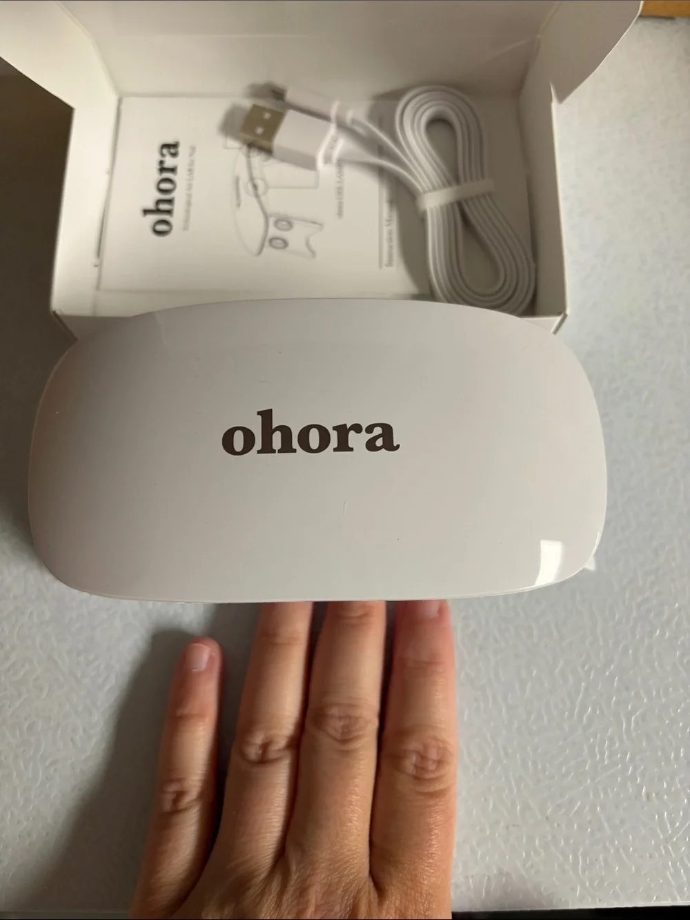 ohora White Gel Lamp for At-Home Nail Curing